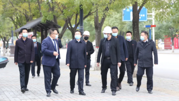 平凉市副市长杨恭带队督查拉斯维加斯游戏3499·富力城工程清静及防疫事情